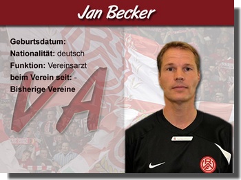 Vereinsarzt Jan Becker