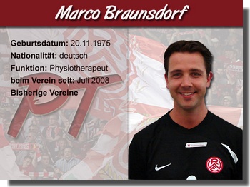 Physiotherapeut Marco Braunsdorf