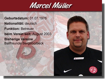 Betreuer Marcel Müller