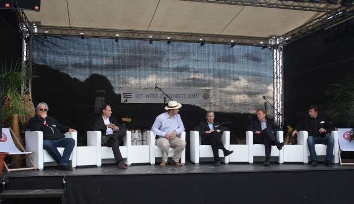 Stefan Meutsch, Rainer Balensiefer, Daniel Liechtenstein, Christian Hülsmann, Hans-  Joachim Watzke und Dietmar Bückemeyer (v.l.)