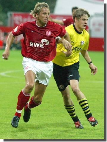 Sascha Wolf im RWE-Trikot - Foto Michael Gohl