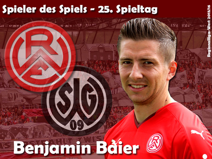 Spieler des Spiels 25. Spieltag - Benjamin Baier